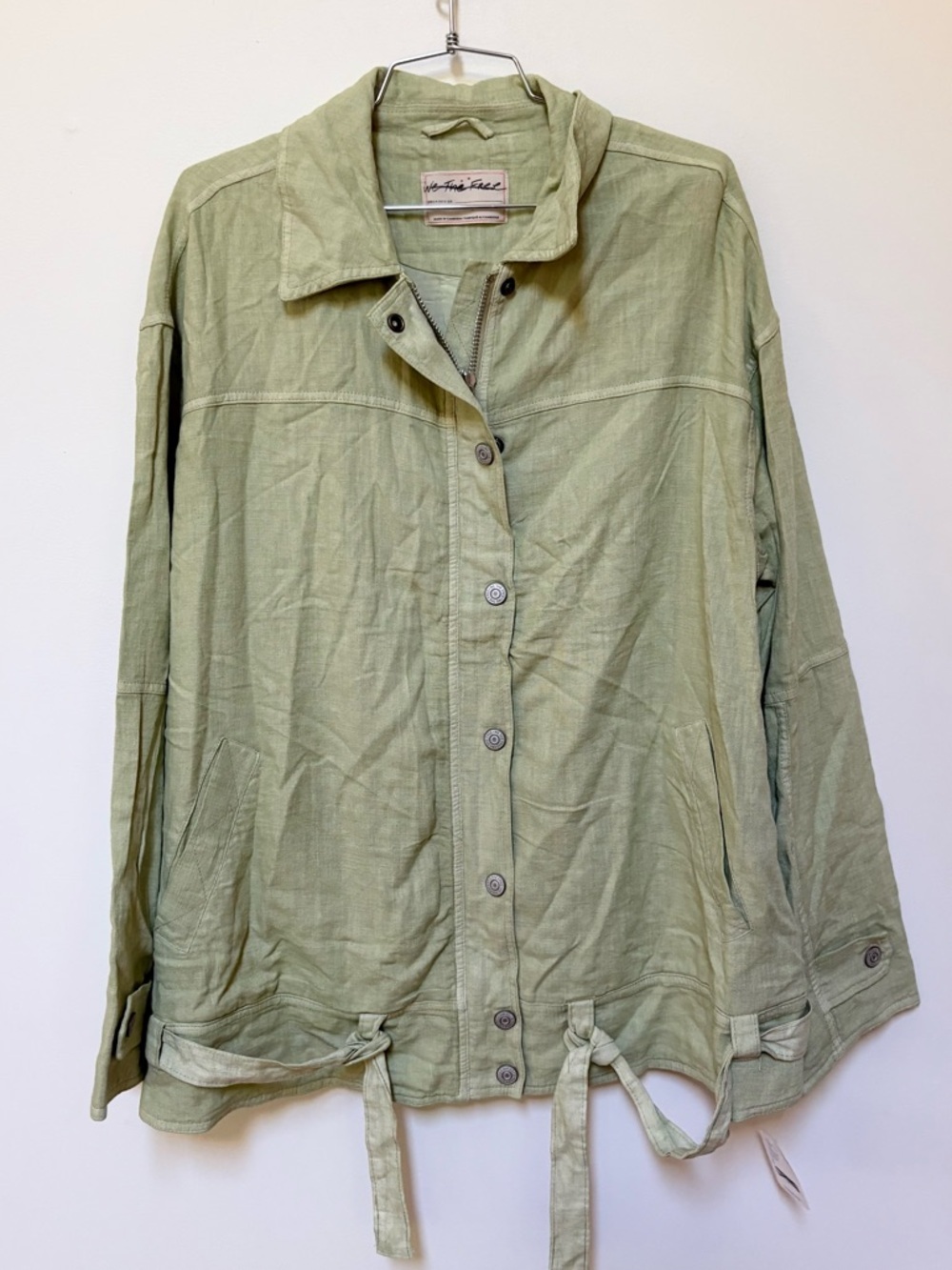 NWT Free People We The Free Lola Linen Jacket Size Small